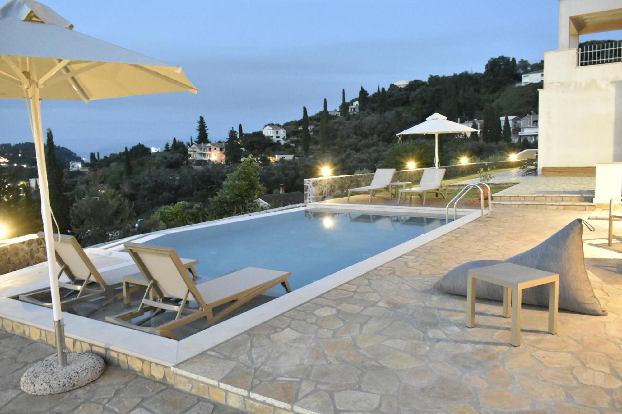 Corfu View Deluxe Villa Perama  Exterior foto